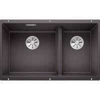 Кухонная мойка Blanco Subline 430/270-U 523152 Темная скала — фото 1, Кухонные мойки