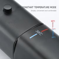 Товар: Душевая система Gappo G2495-76 с термостатом Черная матовая - фото 6 Душевая система Gappo G2495-76 с термостатом Черная матовая — фото 6, Душевые стойки