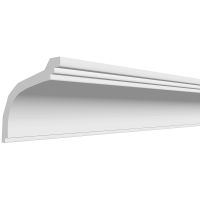 Товар: Карниз Перфект 2400x96x107 мм арт-AB110 - фото 1 Карниз Перфект 2400x96x107 мм арт-AB110 — фото 1, Карнизы