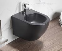 Биде CeramaLux B2342BDMDH подвесное Темно-серое матовое — фото 2, Биде