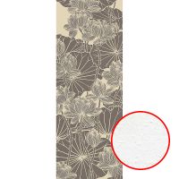 Фреска Ortograf Grafika Natura 31505 Фактура бархат FX Флизелин (1*2,7) Бежевый/Серый, Цветы — фото 1, Фрески