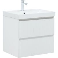 Тумба под раковину Aquanet Альтера 60 337154 подвесная Белая матовая — фото 1, Мебель для ванной