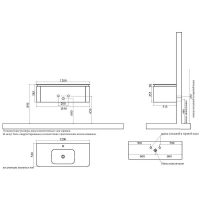 Товар: Тумба с раковиной Black&White Universe U925.1200 120 9251200 подвесная Milk white - фото 11 Тумба с раковиной Black&White Universe U925.1200 120 9251200 подвесная Milk white — фото 11, Мебель для ванной