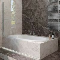 Товар: Шторка на ванну Veconi Palau 90 PL79-90-01-C4 профиль Хром стекло прозрачное - фото 1 Шторка на ванну Veconi Palau 90 PL79-90-01-C4 профиль Хром стекло прозрачное — фото 1, Шторки для ванной распашные