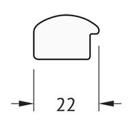 Зеркало Evoform Definite 148х68 BY 0758 в багетной раме - Махагон 22 мм — фото 5, Мебель для ванной