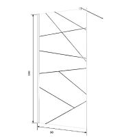 Товар: Душевая перегородка Ceruttispa Pick 90 PICK T90 9951 профиль Хром глянцевый стекло матовое - фото 5 Душевая перегородка Ceruttispa Pick 90 PICK T90 9951 профиль Хром глянцевый стекло матовое — фото 5, Душевые перегородки