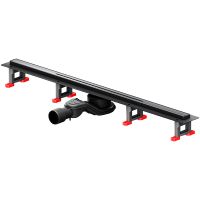 Душевой лоток AM.PM MasterFlow 80 W01SC-S11-080-05BM с Черной матовой решеткой Slim line — фото 1, Душевые лотки