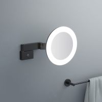 Товар: Косметическое зеркало Timo Petruma 15276/03 с подсветкой Черное матовое - фото 2 Косметическое зеркало Timo Petruma 15276/03 с подсветкой Черное матовое — фото 2, Косметические зеркала