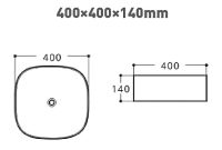 Раковина-чаша Aquanet Trend-1 40 273683 Белая — фото 2, Раковины накладные