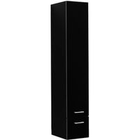 Шкаф пенал Aquanet Верона 30 R 175391 подвесной Черный — фото 1, Мебель для ванной