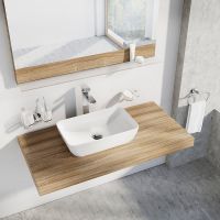 Товар: Раковина-чаша Ravak Uni Slim 50 XJX01150001 Белая - фото 3 Раковина-чаша Ravak Uni Slim 50 XJX01150001 Белая — фото 3, Раковины накладные