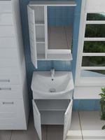 Тумба под раковину Vigo Diana 50 tn.DIA.UYU.50.2D Белая — фото 4, Тумбы под раковину