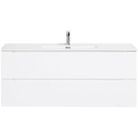 Тумба под раковину BelBagno Etna 120 ETNA-1200-2C-SO-BL-P подвесная Bianco Lucido — фото 1, Тумбы под раковину