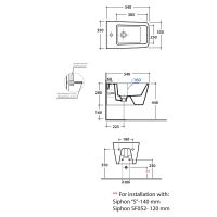 Товар: Биде Globo Incantho INS09.BI подвесное Белое - фото 5 Биде Globo Incantho INS09.BI подвесное Белое — фото 5, Биде