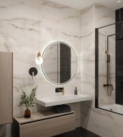 Раковина Boheme Armadi Art Flat 120 859-120-CLCT Белый мрамор — фото 3, Раковины