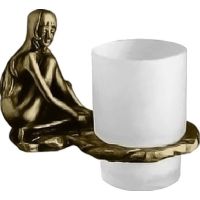 Стакан для зубных щеток Art&Max Juno AM-B-0714-B Бронза — фото 1, Мыльницы