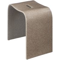 Стульчик для ванной Geralis T-S-V Песочный с вырезом — фото 2, Сиденья