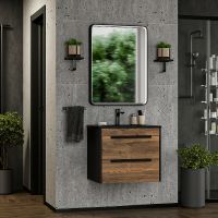 Товар: Тумба с раковиной Brevita Monsour 60 УТ000015277 подвесная Дуб Галифакс олово Черный кварц - фото 7 Тумба с раковиной Brevita Monsour 60 УТ000015277 подвесная Дуб Галифакс олово Черный кварц — фото 7, Мебель для ванной