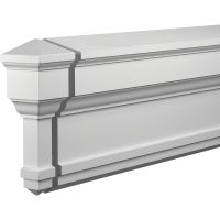 Торцевой элемент Европласт 4.81.031 95x288x95 мм — фото 1, Фасадный декор