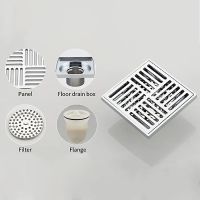 Душевой трап Gappo G81051 с решеткой Хром — фото 7, Трапы для душа