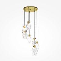 Подвесной светильник Maytoni Modern Cocktail time Прозрачный Золото арт-MOD325PL-07G — фото 3, Подвесные светильники