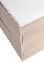 Тумба под раковину BelBagno Marino 110 MARINO-1100-2C-SO-RG-P подвесная Rovere Grigio — фото 7, Тумбы под раковину