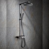 Душевая система Black&White Universe U7815GM 7815GM с термостатом Gun Metal — фото 3, Душевое оборудование. Душевая программа