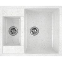 Кухонная мойка Domaci Бьелла DMC-21 DMC-21-331 Белая — фото 1, Кухонные мойки