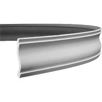 Карниз гибкий Европласт 1.50.131 2000x60x135 мм — фото 1, Карнизы