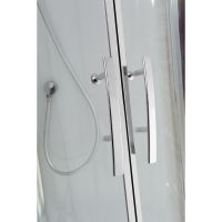 Товар: Душевая кабина Black&White Galaxy 90х90 5501900 с гидромассажем профиль Серебристый хром задняя стенка Белая - фото 2 Душевая кабина Black&White Galaxy 90х90 5501900 с гидромассажем профиль Серебристый хром задняя стенка Белая — фото 2, Душевые кабины