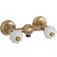 Смеситель для душа Migliore Olivia 18998 Бронза Белый — фото 1, Смеситель для душа