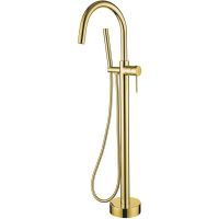 Смеситель для ванны Boheme Uno 469-G Золото — фото 1, Смесители