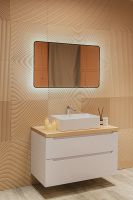 Зеркало Silver Mirrors Incanto 60 LED-00002538 с подсветкой Черное с бесконтактным выключателем и диммером — фото 5, Зеркала в ванную комнату