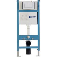 Инсталляция Olive's M48010-PR412W для унитаза с  Белой матовой клавишей смыва — фото 2, Инсталляции для унитазов