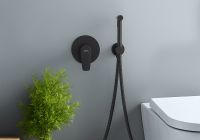 Гигиенический душ со смесителем Aquatek Бетта Черный матовый арт-AQ1119MB — фото 7, Гигиенические души