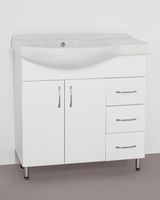 Товар: Тумба под раковину Style Line Эко Стандарт 82 R ЛС-00000109 Белая - фото 8 Тумба под раковину Style Line Эко Стандарт 82 R ЛС-00000109 Белая — фото 8, Мебель для ванной