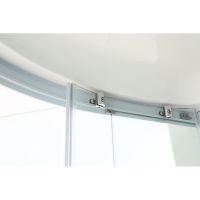 Товар: Душевая кабина Black&White Galaxy 100х100 8501100 профиль Серебристый хром задняя стенка Белая - фото 4 Душевая кабина Black&White Galaxy 100х100 8501100 профиль Серебристый хром задняя стенка Белая — фото 4, Душевые кабины