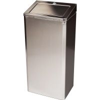 Контейнер для мусора Nofer 14188.2.S с замком Сатин — фото 1, Мусорные ведра