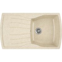 Кухонная мойка Domaci Бьелла DMC-22 GWS-22-328 Бежевая — фото 1, Кухонные мойки