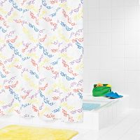 Штора для ванны Ridder Carneval 200х180 Цветная — фото 1, Шторы для ванной