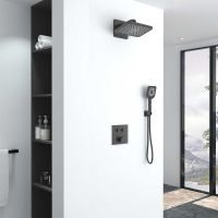 Душевая система Vincea Inspire VSFW-421I4GM Вороненая сталь — фото 2, Душевое оборудование. Душевая программа