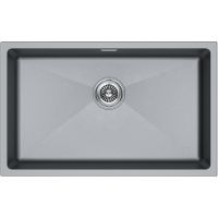 Кухонная мойка Paulmark Lumi 74 UNI LU74-GRM Серый металлик — фото 1, Кухонные мойки