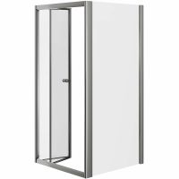 Товар: Душевой уголок Grossman Alba 90х90 GR-9090Al2 профиль Хром стекло прозрачное - фото 2 Душевой уголок Grossman Alba 90х90 GR-9090Al2 профиль Хром стекло прозрачное — фото 2, Квадратные душевые уголки