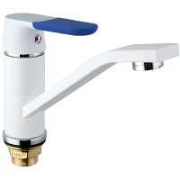 Смеситель для кухни Frap H34 F4534 Белый Хром — фото 1, Смесители для кухни