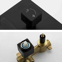 Товар: Душевая система Gappo G7117-6 Черная матовая - фото 9 Душевая система Gappo G7117-6 Черная матовая — фото 9, Душевое оборудование. Душевая программа