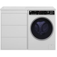 Товар: Тумба под раковину Brevita Grafit 120 GRA-01060-023Я Белая матовая - фото 3 Тумба под раковину Brevita Grafit 120 GRA-01060-023Я Белая матовая — фото 3, Мебель для ванной