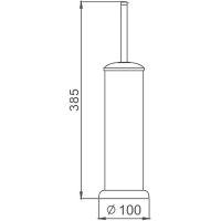 Ершик для унитаза Haiba HB901 Хром — фото 2, Ершики для унитаза
