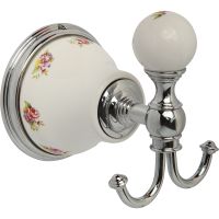 Двойной крючок Migliore Provance 17663 Хром — фото 1, Крючки для полотенец