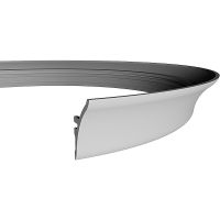 Карниз гибкий Европласт 1.50.623 2000x118x75 мм — фото 1, Карнизы