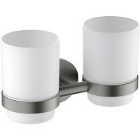 Стакан для зубных щеток Timo Saona 13034/18 двойной Черное золото — фото 1, Стаканы для зубных щеток